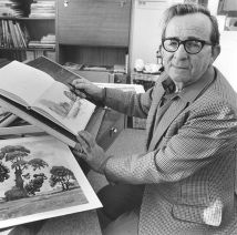 Norman Thelwell at work