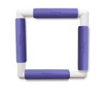 Nurge embroidery snap frame 21cm x 21cm in 6 colours purple snap frame